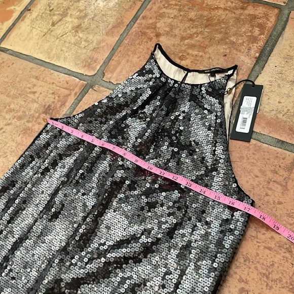 KOBI HALPERIN Maya Sequin and Lace Overlay Cocktail Dress Black Size S MSRP$798 - Picture 5 of 12